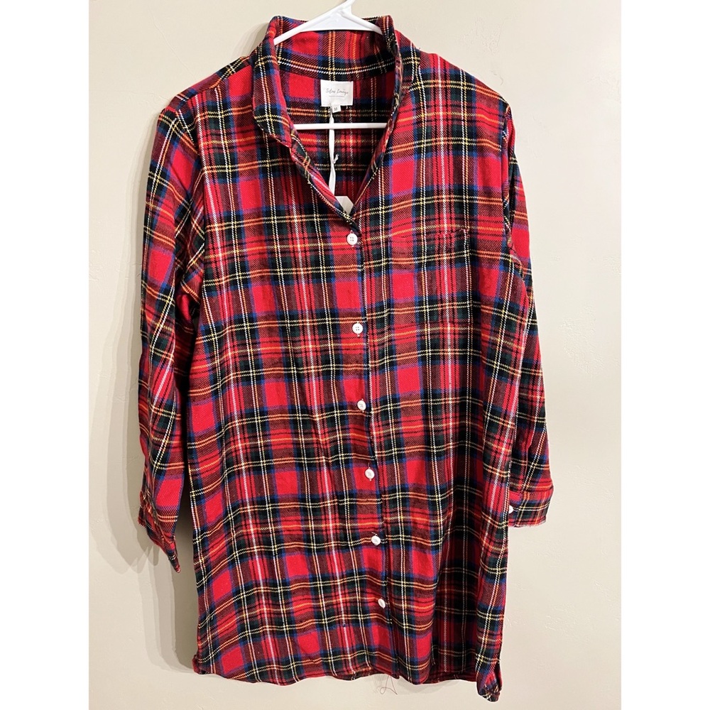 Seline Lounge Flannel Night Shirt